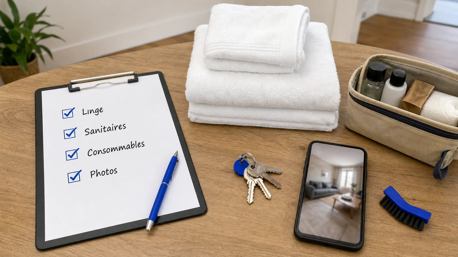 Check-list de contrôle final avant l’arrivée des voyageurs