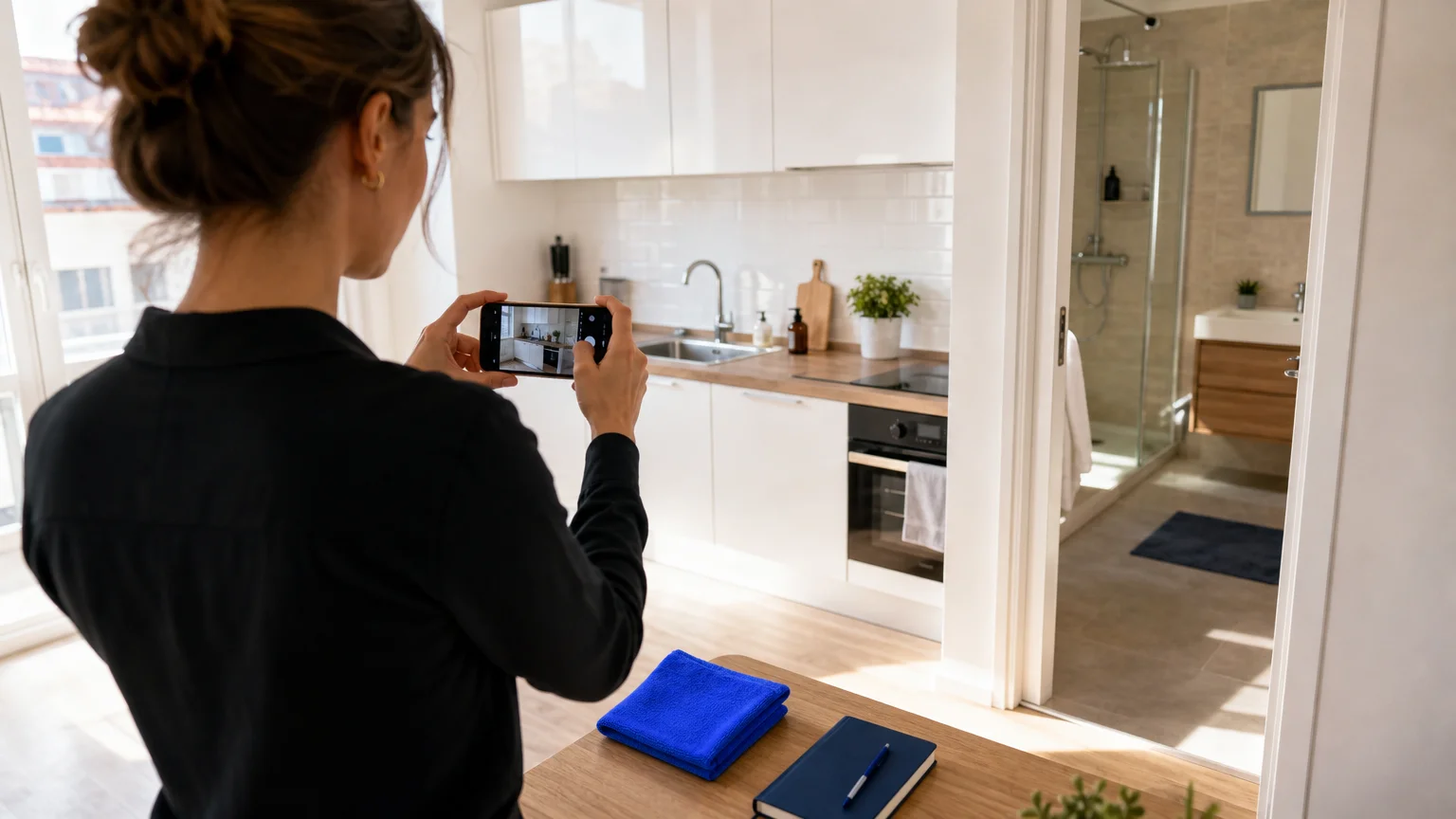 Contrôle photographique d’un logement après le ménage entre deux locations